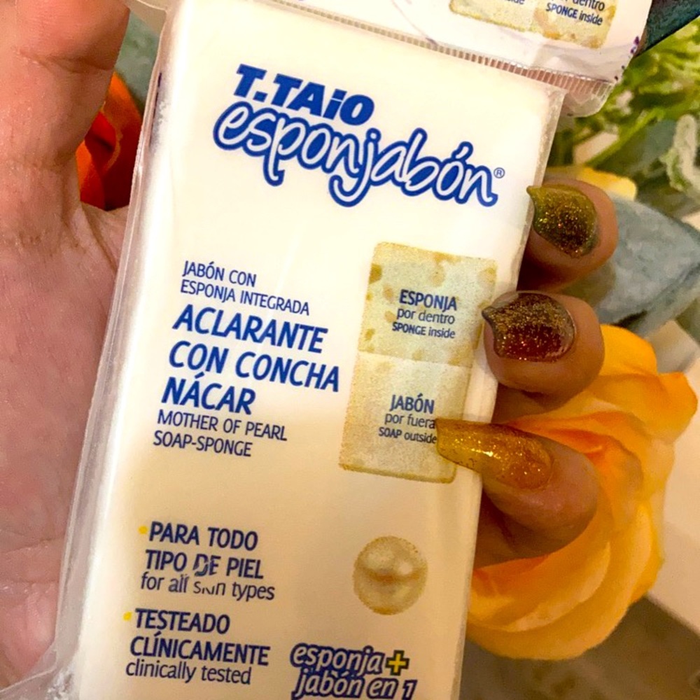 Mother of Pearl Soap Sponge 2 in 1